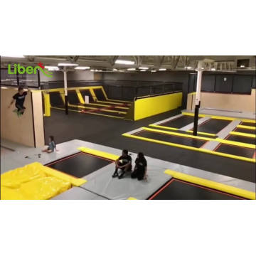 Ninja Course Climbing Wall Area Indoor Trampoline Jumping Mat, High Quality Jumping Mat for Trampoline